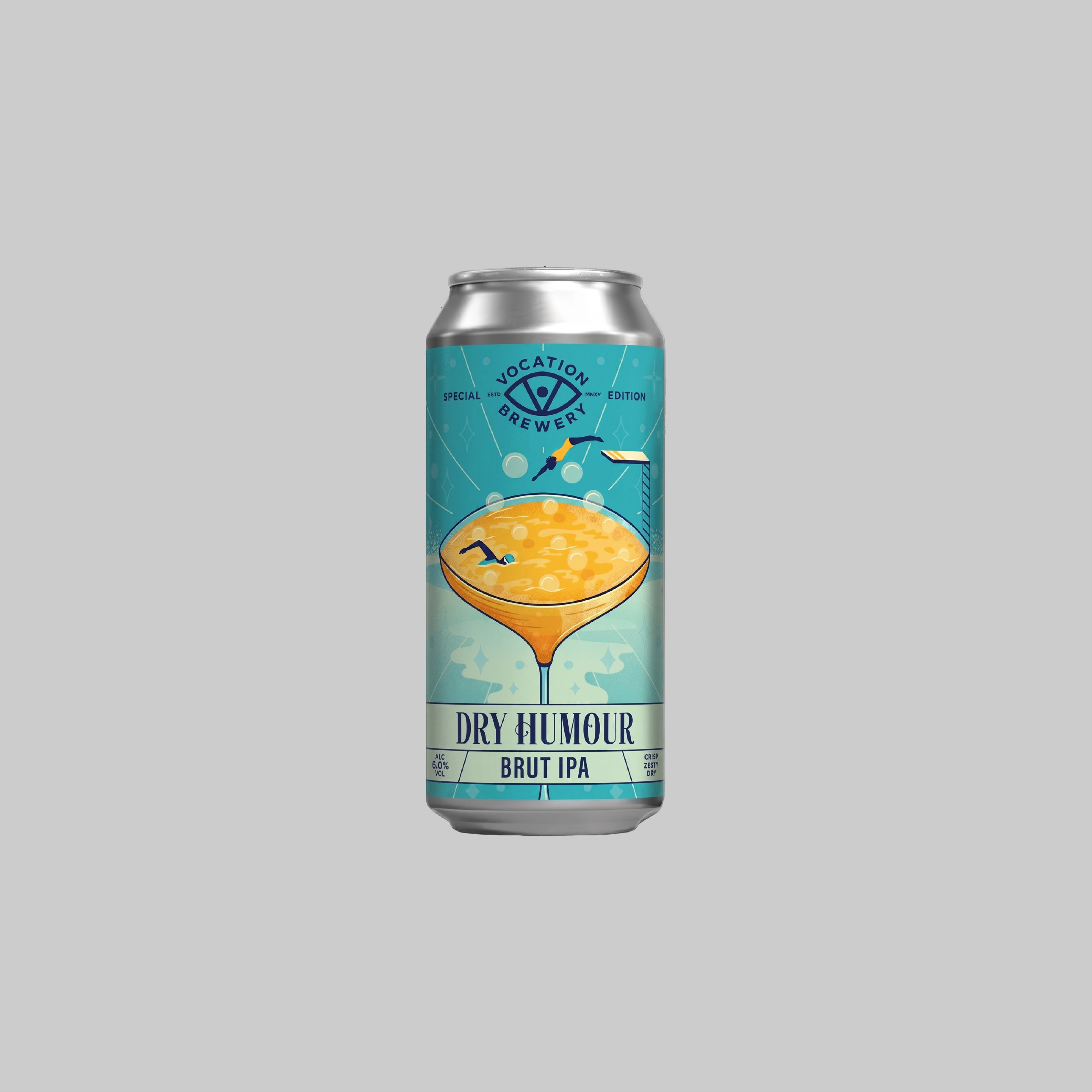 Vocation Dry Humour Brut IPA Can 440ml 6.0% | TIME2DRINK